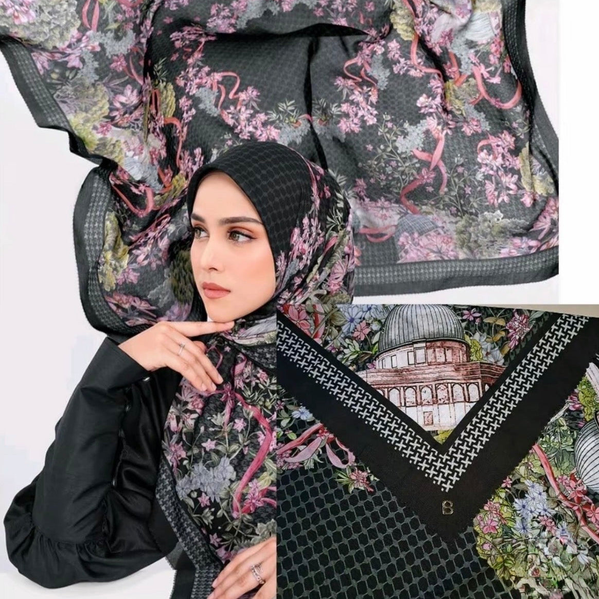 Al Quds 1 Square Scarf