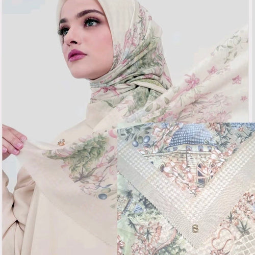 Al Quds 1 Square Scarf