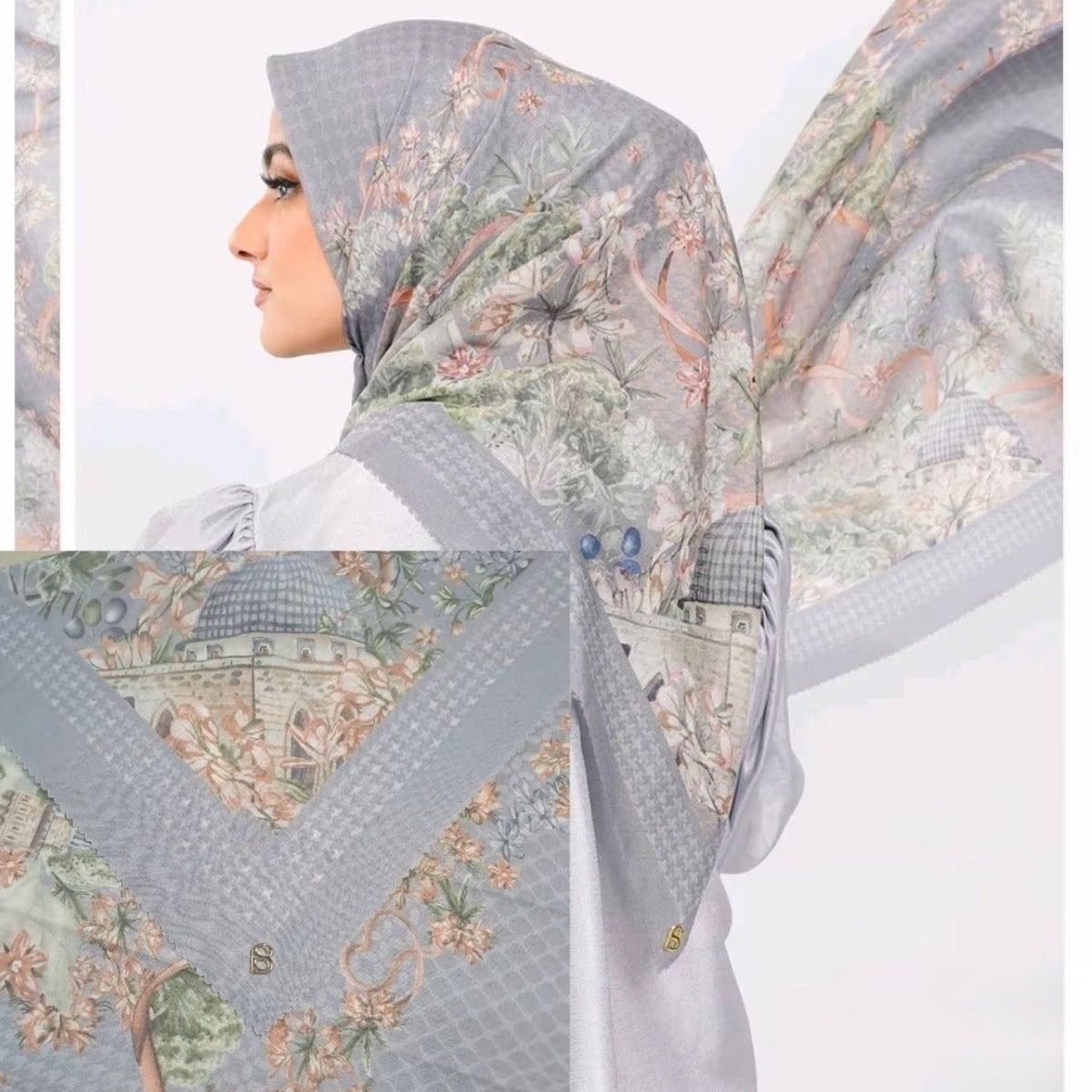 Al Quds 1 Square Scarf